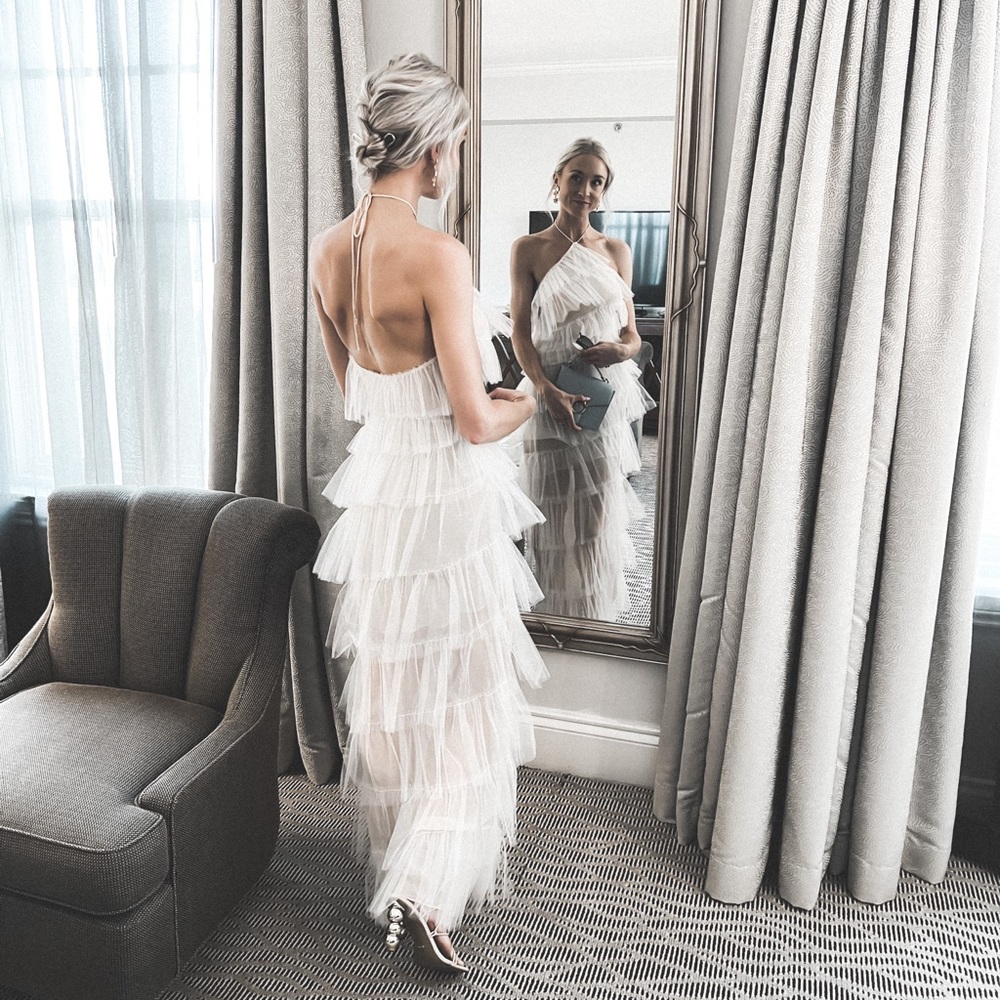 Henri Gown in Blanc (white) by The Bar, Size 2